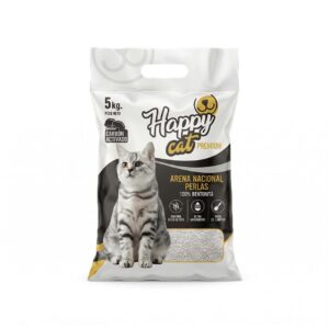 Arena Happy Cat Premium Perlas de Bentonita Carbón ACT/N 5Kg