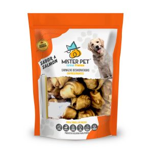 Huesitos Salmón 2.5" Mister Pet 28 unid. aprox.