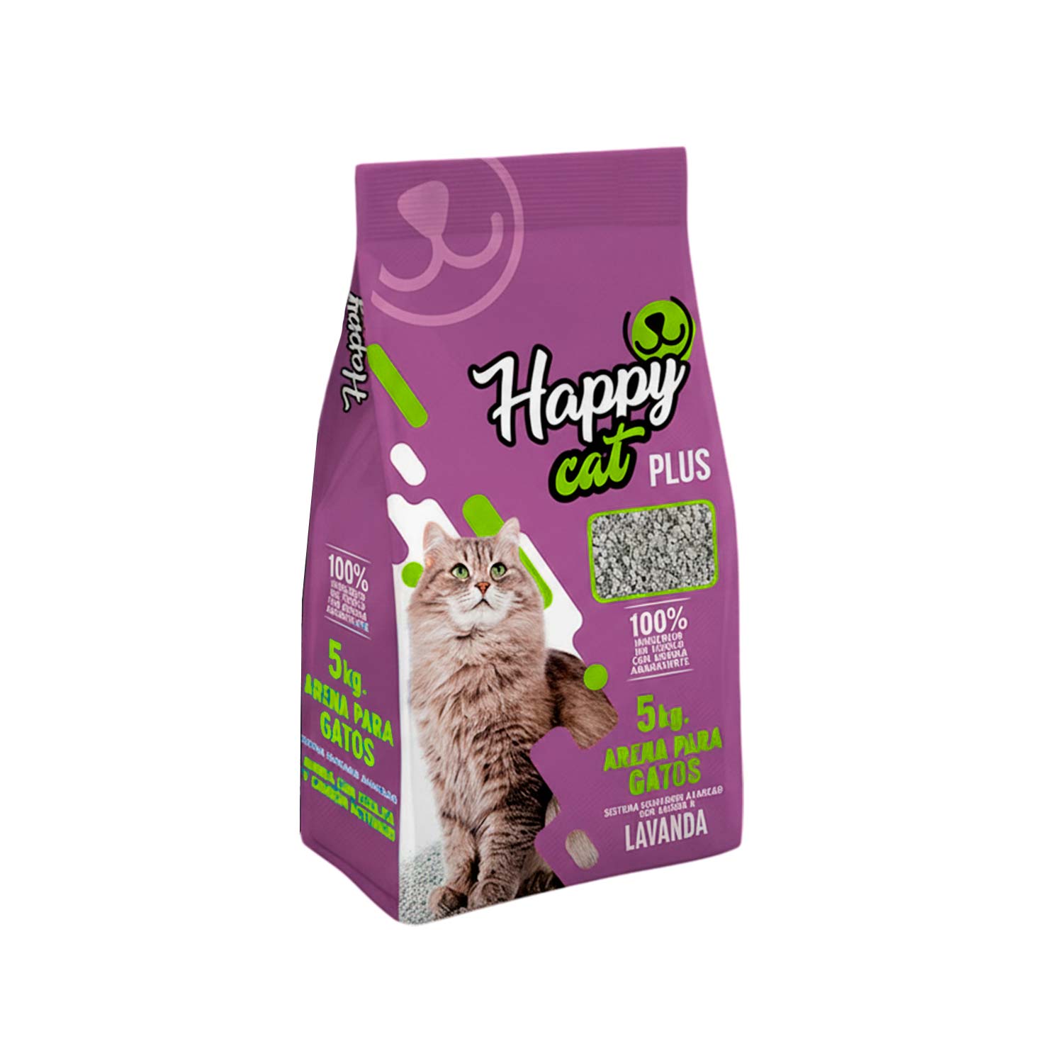 Arena Happy Cat Plus GR Nacional Aroma Lavanda - Imagen 1